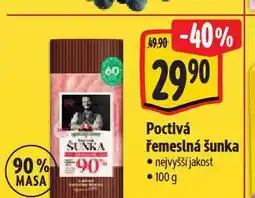 Albert Poctivá řemeslná šunka nabídka