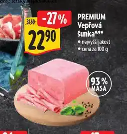 Albert Premium vepřová šunka nabídka
