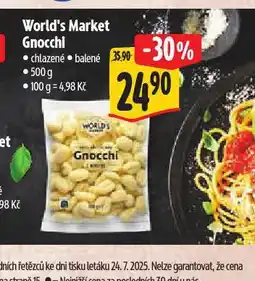 Albert World´s masrket gnocchi nabídka