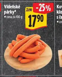 Albert Vídeňské párky nabídka