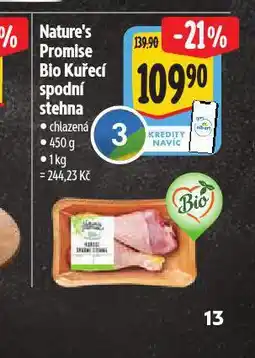 Albert Bio kuřecí spodní stehna nabídka