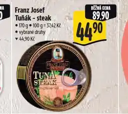 Albert Franz josef tuňák - steak nabídka