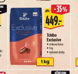 Albert Tchibo exclusive zrnková káva nabídka