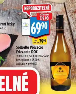 Albert Solicello prosecco frizzante doc nabídka