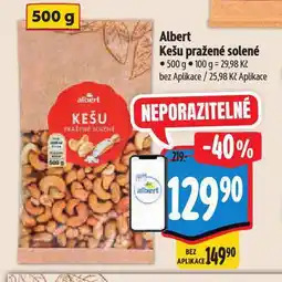 Albert Kešu pražené solené nabídka