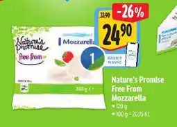 Albert Free from mozzarella nabídka