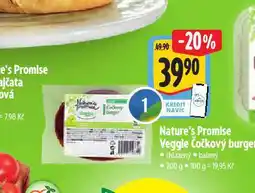 Albert Veggie čočkový burger nabídka