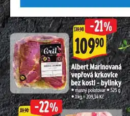 Albert Marinovaná vepřová krkovice bez kosti nabídka