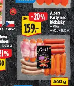 Albert Párty mix klobásky nabídka