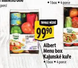 Albert Menu box kajunské kuře nabídka