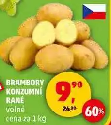 Penny Market BRAMBORY KONZUMNÍ RANÉ, 1 kg nabídka