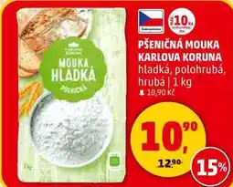 Penny Market PŠENIČNÁ MOUKA KARLOVA KORUNA hladká, 1 kg nabídka