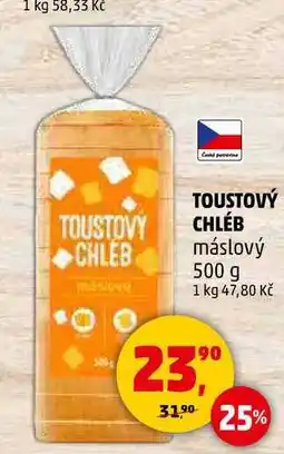 Penny Market TOUSTOVY CHLEB máslový, 500 g nabídka
