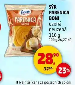 Penny Market SÝR PARENICA BONI uzená, neuzená, 110 g nabídka