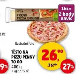 Penny Market TĚSTO NA PIZZU PENNY TO GO, 400 g nabídka