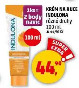 Penny Market KRÉM NA RUCE INDULONA různé druhy, 100 ml nabídka