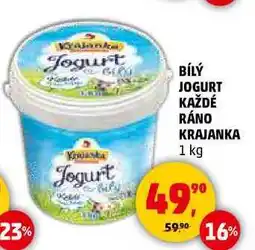 Penny Market BÍLÝ JOGURT KAŽDÉ RÁNO KRAJANKA, 1 kg nabídka