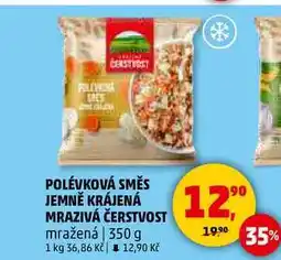 Penny Market POLÉVKOVÁ SMĚS JEMNĚ KRÁJENÁ MRAZIVÁ ČERSTVOST mražená, 350 g nabídka