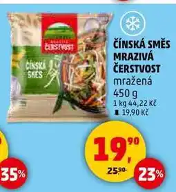 Penny Market ČÍNSKÁ SMĚS MRAZIVÁ ČERSTVOST mražená, 450 g nabídka
