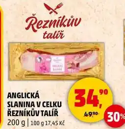 Penny Market ANGLICKÁ SLANINA V CELKU ŘEZNÍKŮV TALÍŘ, 200 g nabídka