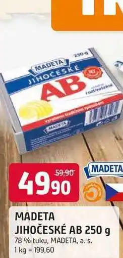 Trefa MADETA JIHOČESKÉ AB 250 g 78 % tuku nabídka