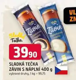 Trefa SLADKÁ TEČKA ZÁVIN S NÁPLNÍ 400 g nabídka