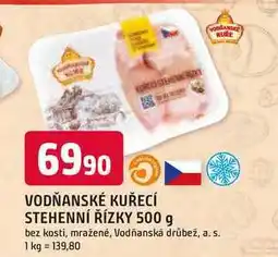 Trefa VODŇANSKÉ KUŘECÍ STEHENNÍ ŘÍZKY 500 g bez kosti, mražené nabídka