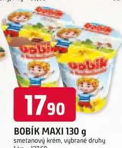 Trefa Bobík Maxi smetanový krém 130g, vybrané druhy nabídka