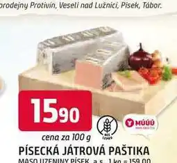 Trefa PÍSECKÁ JÁTROVÁ PAŠTIKA 100 g nabídka