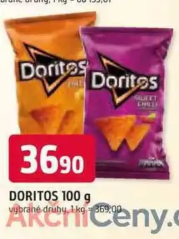 Trefa DORITOS 100 g nabídka