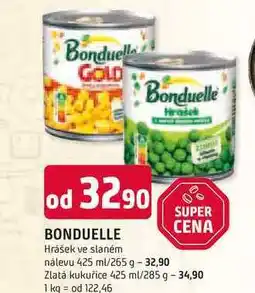 Trefa Bonduelle Hrášek ve slaném nálevu 425 ml/265 g nabídka
