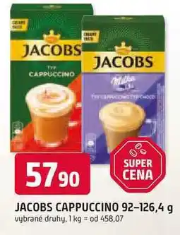 Trefa JACOBS CAPPUCCINO 92-126,4 g nabídka