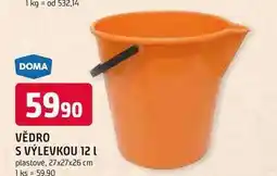 Trefa VĚDRO S VÝLEVKOU 12 l plastové nabídka