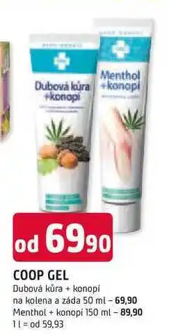 Trefa COOP GEL Dubová kůra + konopi na kolena a záda 50 ml nabídka