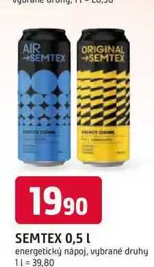 Trefa SEMTEX 0,5 L energetický nápoj nabídka
