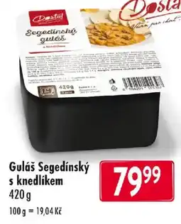 Qanto Guláš Segedínský s knedlíkem nabídka