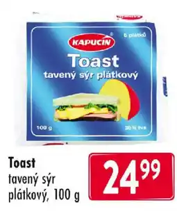 Qanto KAPUCIN Toast tavený sýr plátkový nabídka