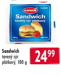 Qanto KAPUCIN Sandwich tavený sýr plátkový nabídka