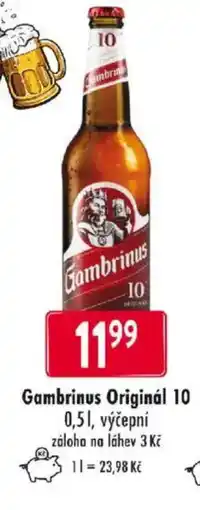 Qanto Gambrinus Originál 10 nabídka