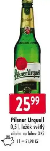 Qanto Pilsner Urquell nabídka