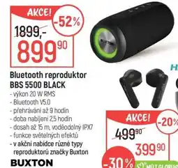Globus Bluetooth reproduktor BBS 5500 BLACK nabídka