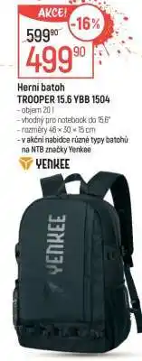 Globus Herní batoh TROOPER 15.6 YBB 1504 nabídka