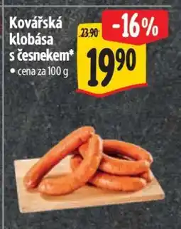 Albert Kovářská klobása s česnekem nabídka