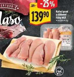 Albert Kuřecí prsí a stehenní řízky MIX nabídka