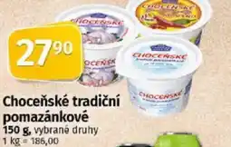 Coop Choceňské tradiční pomazánkové nabídka