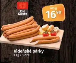 Coop Vídeňské párky nabídka