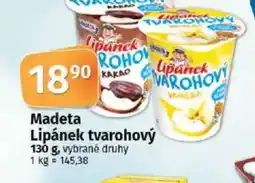 Coop Madeta Lipánek tvarohový nabídka