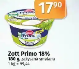 Coop Zott Primo 18% nabídka
