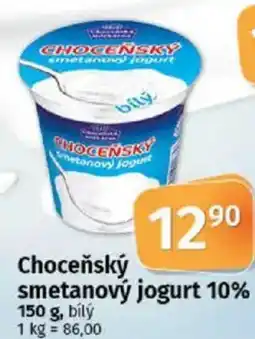 Coop Choceňský smetanový jogurt 10% nabídka