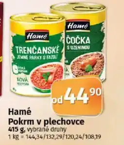 Coop Hamé Pokrm v plechovce nabídka